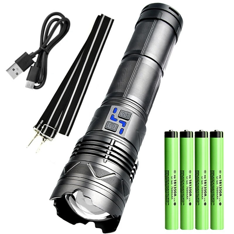 White Laser High-Power Flashlight Outdoor