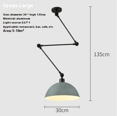 Modern Nordic Adjustable Single-Head Pendant Light