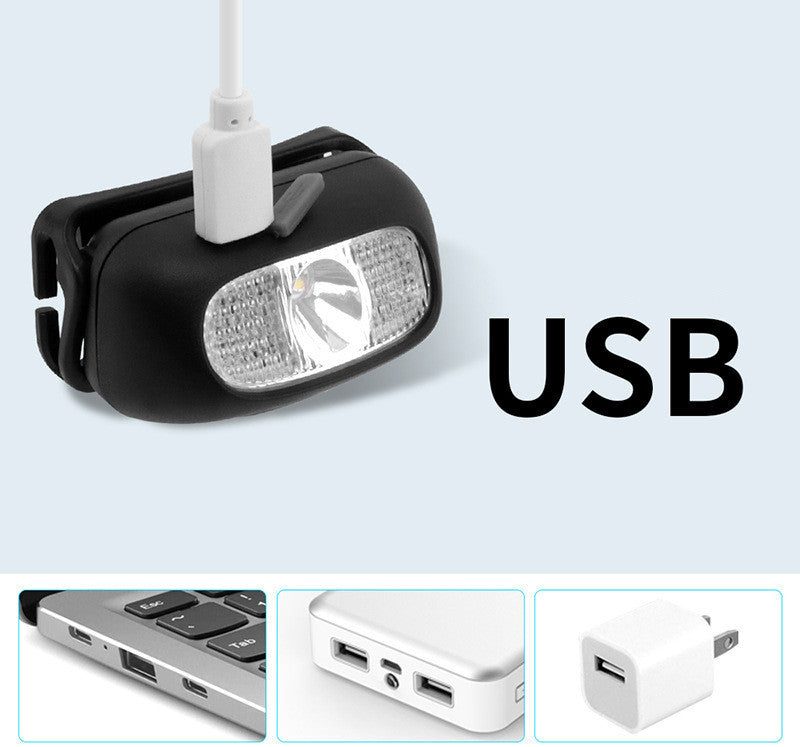 USB Charging Night Fishing Waterproof Running Headlight