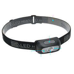 USB Charging Night Fishing Waterproof Running Headlight