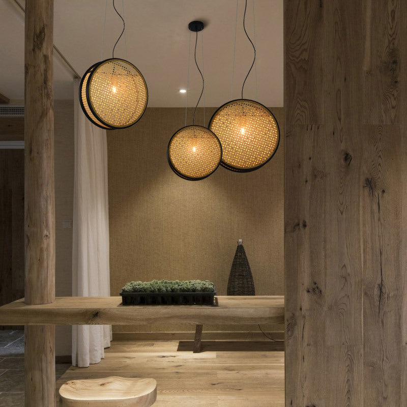 Glass Chandelier Lamp