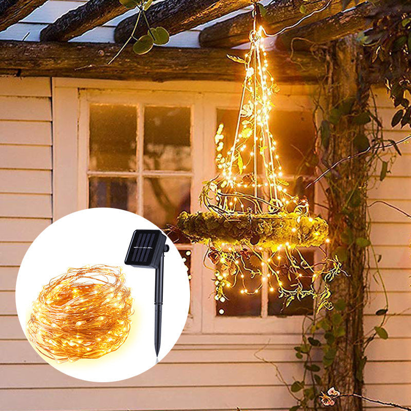 Eco-Friendly Solar-Powered LED Fairy Lights