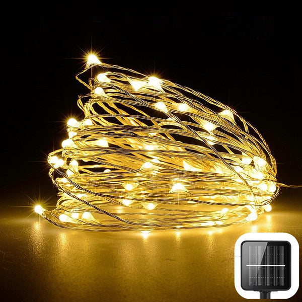 Eco-Friendly Solar-Powered LED Fairy Lights