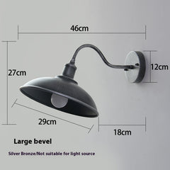 Outdoor Waterproof Wall Lamp Retro Iron Art Lamps