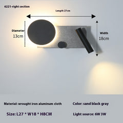 Bedroom Ambience Light Bedside Reading Wall Lamp