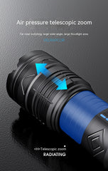White Laser High-Power Flashlight Outdoor