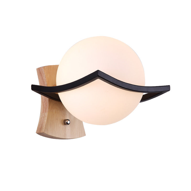 Modern Creative Household Solid Wood Lamp