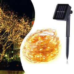 Eco-Friendly Solar-Powered LED Fairy Lights