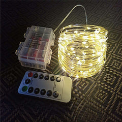 Eco-Friendly Solar-Powered LED Fairy Lights