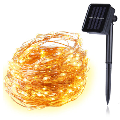 Eco-Friendly Solar-Powered LED Fairy Lights