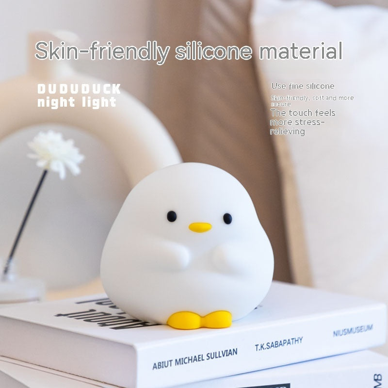 Cute Silicone Duck Night Light