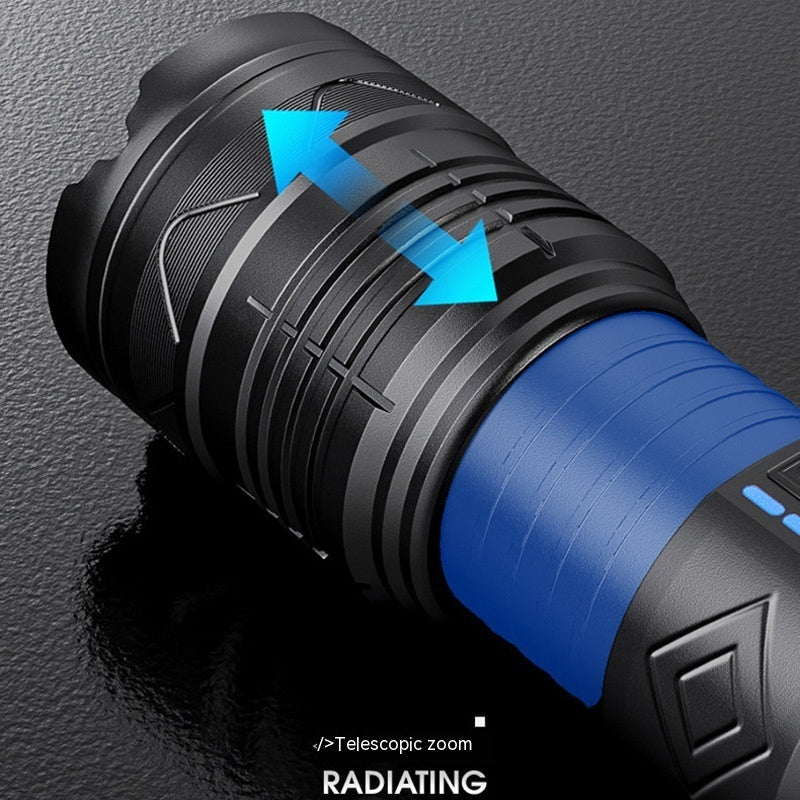 White Laser High-Power Flashlight Outdoor