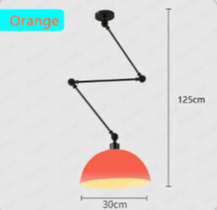 Modern Nordic Adjustable Single-Head Pendant Light