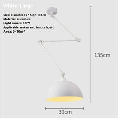 Modern Nordic Adjustable Single-Head Pendant Light