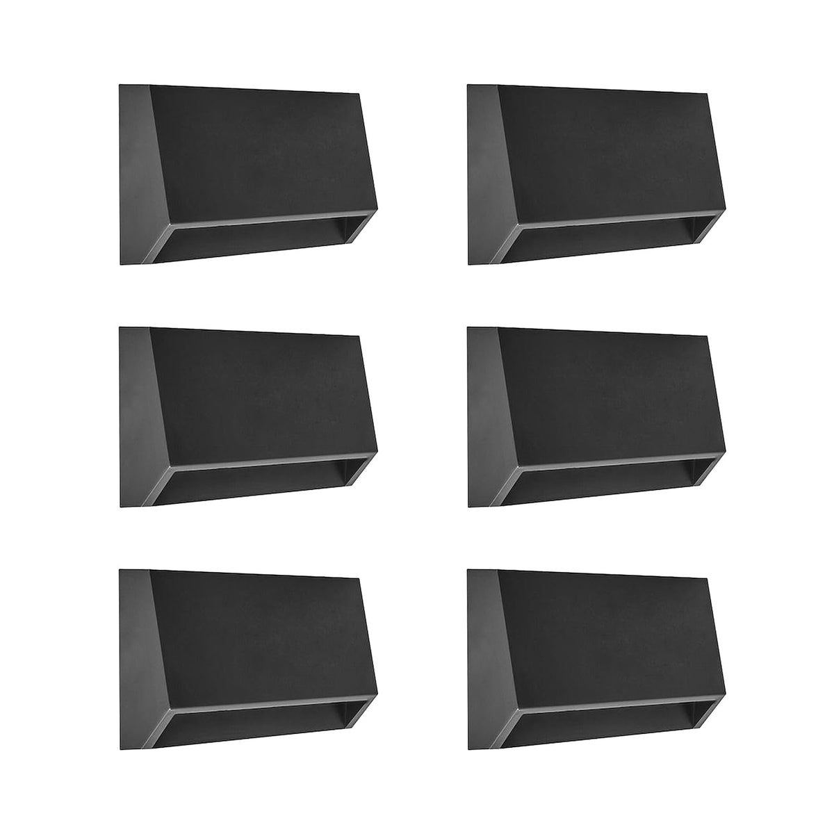 ZONK Outdoor Indoor LED Step Lights 110V -240V, Waterproof IP65 Stairway Lights, Non-dimmable 4000K Exterior Landscape Deck Patio Lights for House, retaining Wall Lights(1 Pack)