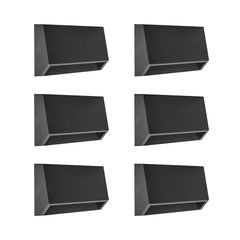ZONK Outdoor Indoor LED Step Lights 110V -240V, Waterproof IP65 Stairway Lights, Non-dimmable 4000K Exterior Landscape Deck Patio Lights for House, retaining Wall Lights(1 Pack)