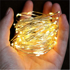 Eco-Friendly Solar-Powered LED Fairy Lights