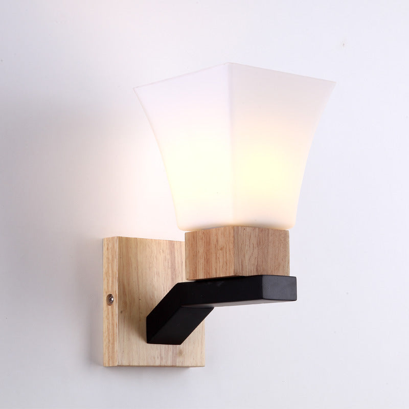 Modern Creative Household Solid Wood Lamp