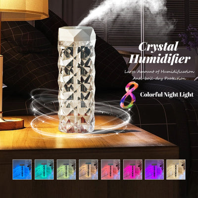 Crystal Rose Lamp Humidifier