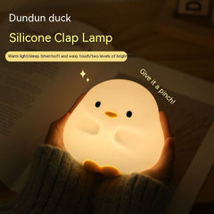 Cute Silicone Duck Night Light