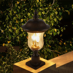 Vintage Outdoor Light Pole Lights, Waterproof Garden Patio Lights, Walkway & Driveway Lighting
