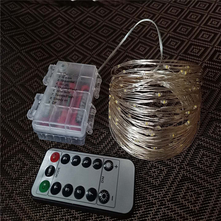 Eco-Friendly Solar-Powered LED Fairy Lights