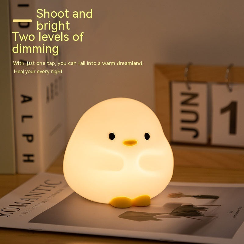 Cute Silicone Duck Night Light