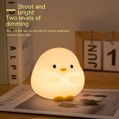 Cute Silicone Duck Night Light