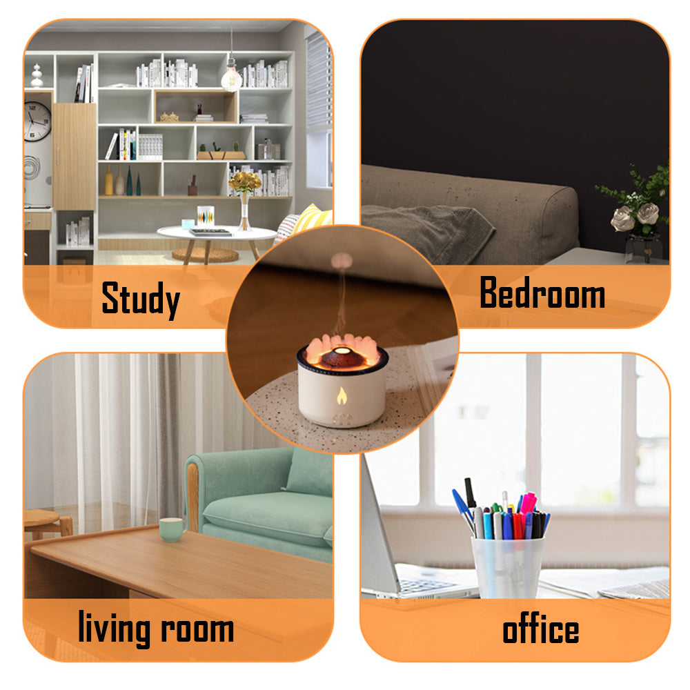 Volcano Flame Aromatherapy Humidifier