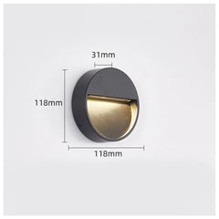 SANDIY Outdoor Wall Light Motion Sensor Sconce Lamp Waterproof Nightlight for Garden Stair Gate Porch Yard Lighting Wall Mounted