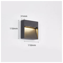 SANDIY Outdoor Wall Light Motion Sensor Sconce Lamp Waterproof Nightlight for Garden Stair Gate Porch Yard Lighting Wall Mounted