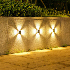 Solar Wall Spotlight With Convex Mirror