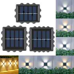 Solar Wall Spotlight With Convex Mirror