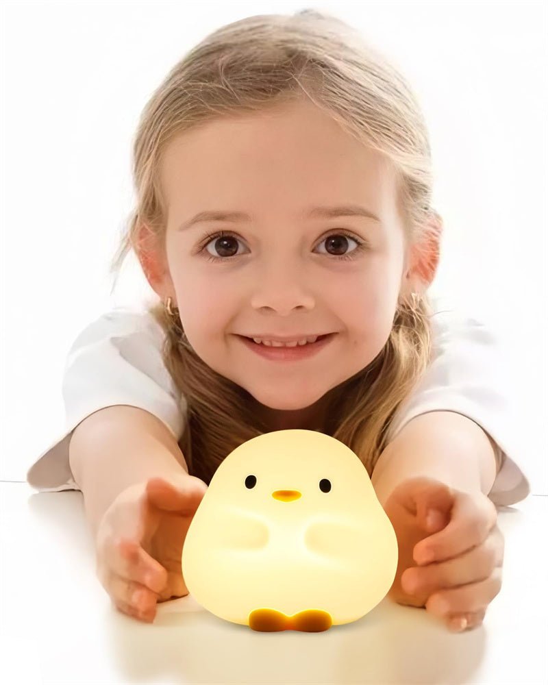 Cute Silicone Duck Night Light
