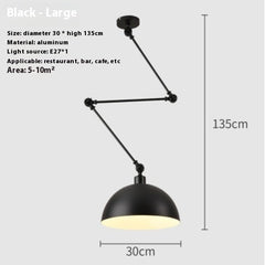 Modern Nordic Adjustable Single-Head Pendant Light