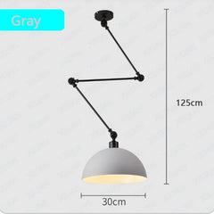 Modern Nordic Adjustable Single-Head Pendant Light