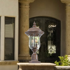 Vintage Outdoor Light Pole Lights, Waterproof Garden Patio Lights, Walkway & Driveway Lighting