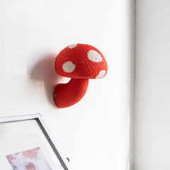 Middle Ancient Style French Cream Mushroom Wall Lamp