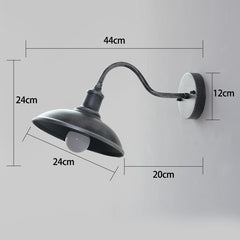 Outdoor Waterproof Wall Lamp Retro Iron Art Lamps