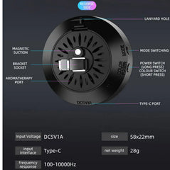 Led Music Sound Control Pickup Light Rhythm Lamp RGB Car Ambient Light Adjustabl Automotivo Strip For Automobiles Family Party