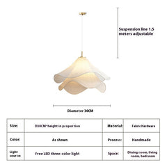 Nordic Fabric High-grade Cream Style Chandelier