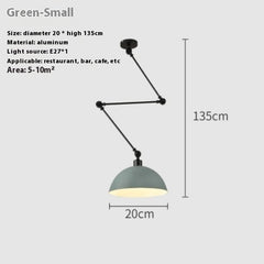 Modern Nordic Adjustable Single-Head Pendant Light