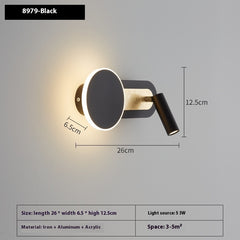 Bedroom Ambience Light Bedside Reading Wall Lamp